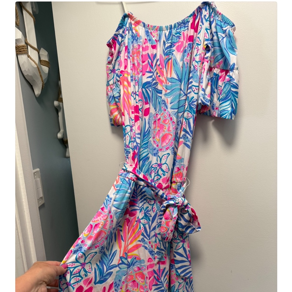 Lilly Pulitzer Multicolor Romper with Shorts Underneath Size M NWT
